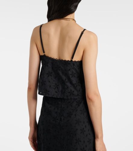 Top cropped Salma de algodón bordado - Posse - Modalova