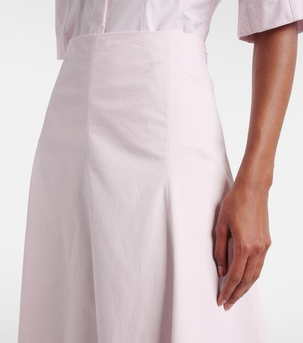 Falda midi Triangle de popelín de algodón - Jacquemus - Modalova