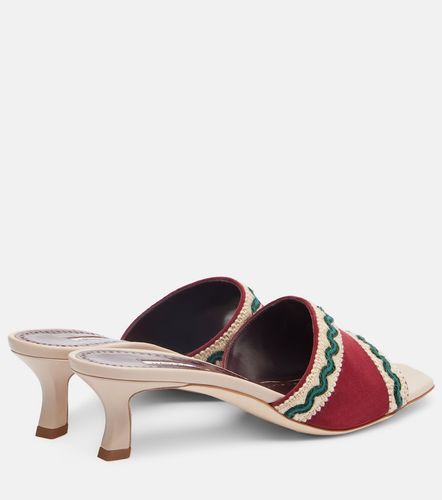 Mules Marebis 50 in suede con ricamo - Manolo Blahnik - Modalova