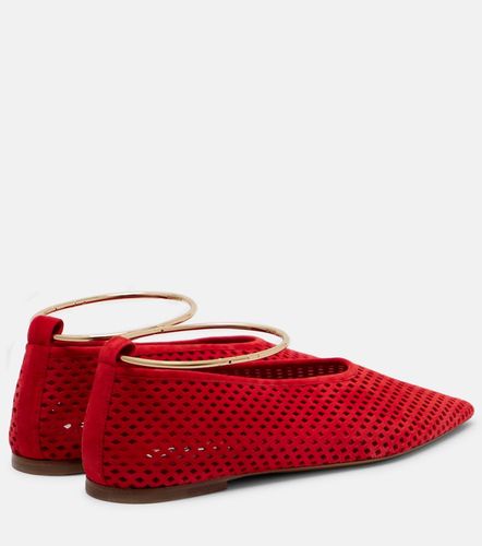 Perforated suede ballet flats - Jil Sander - Modalova