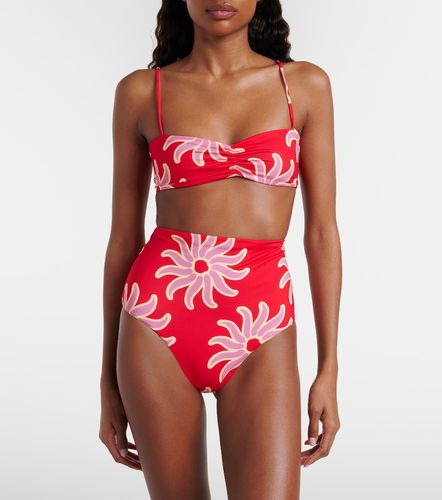 Lilo printed ruched bikini top - Cala de la Cruz - Modalova