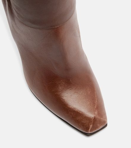 McQueen Stiefel Horn aus Leder - McQueen - Modalova