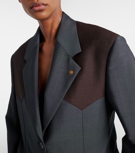 Medusa wool and mohair blazer - Versace - Modalova