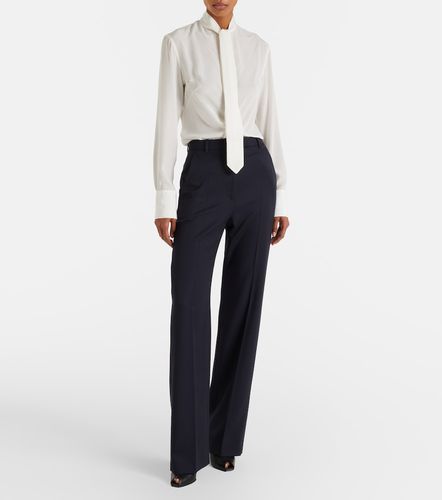 McQueen Pantalones rectos de lana - McQueen - Modalova