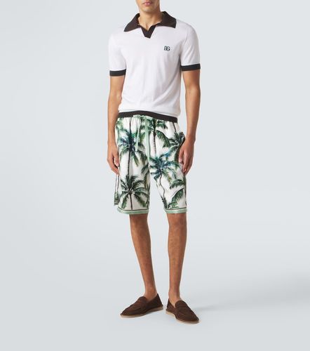 Dolce&Gabbana Polo in lana e seta - Dolce&Gabbana - Modalova