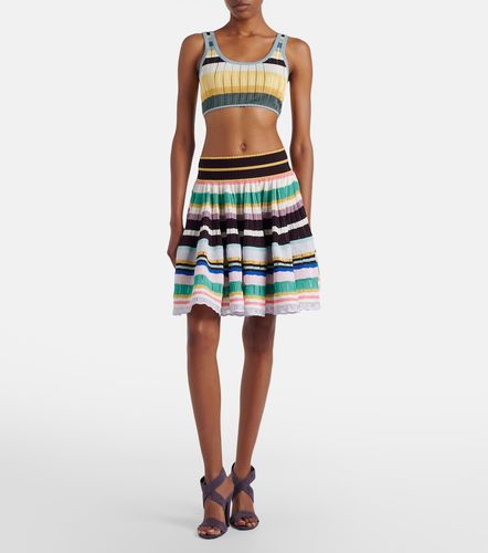 Alaïa Top cropped a righe - Alaia - Modalova