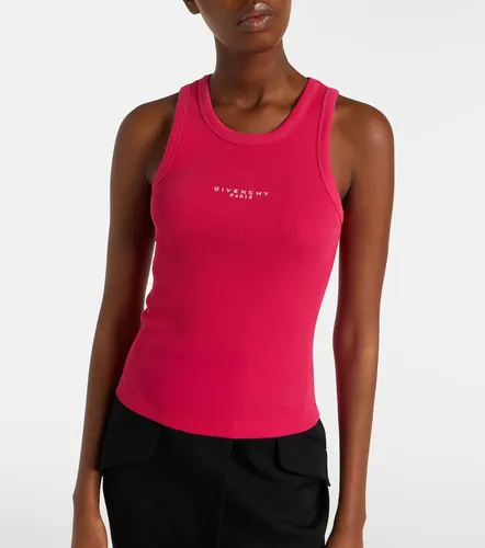 Top de algodón estampado con logo - Givenchy - Modalova