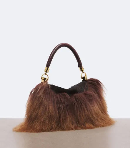 Marcie Foulard Small shearling shoulder bag - Chloe - Modalova