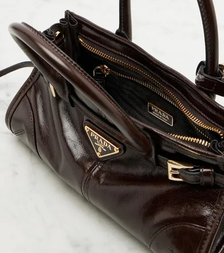 Bonnie Mini leather top-handle bag - Prada - Modalova