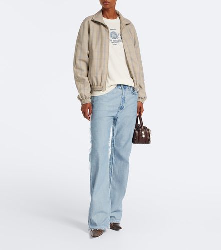Camiseta de jersey de algodón bordada - Acne Studios - Modalova