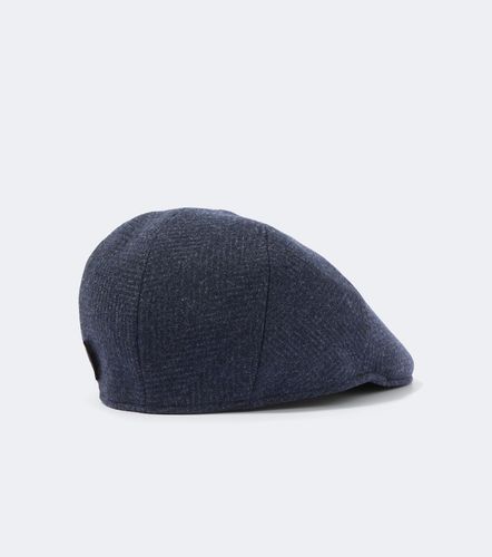 Parigi herringbone virgin wool flat cap - Borsalino - Modalova