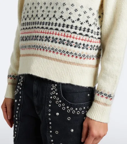 Zoe Fair Isle cotton and wool-blend sweater - Marant Etoile - Modalova