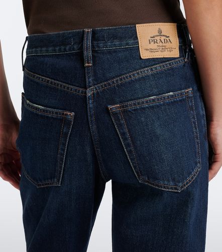 Prada Jeans rectos de tiro medio - Prada - Modalova