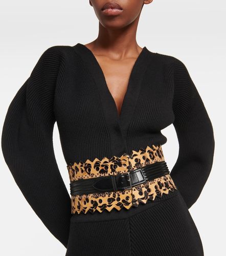 Alaïa Cinturón corsé Small de piel - Alaia - Modalova