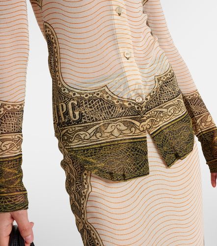 Camisa de malla estampada - Jean Paul Gaultier - Modalova