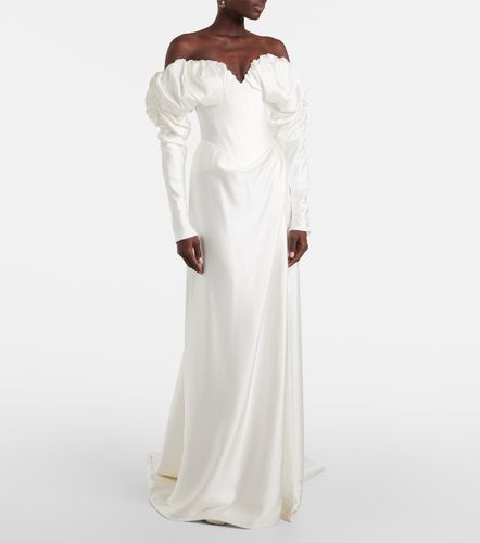Bridal Off-Shoulder-Robe Ember aus Satin - Vivienne Westwood - Modalova