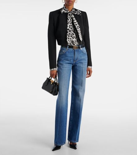 Jeans a gamba larga e vita alta - Dolce&Gabbana - Modalova