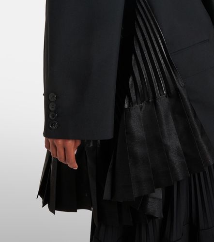 Abito blazer in lana a pieghe - Junya Watanabe - Modalova