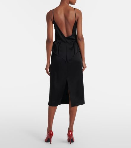 Stella McCartney Abito midi in raso - Stella McCartney - Modalova