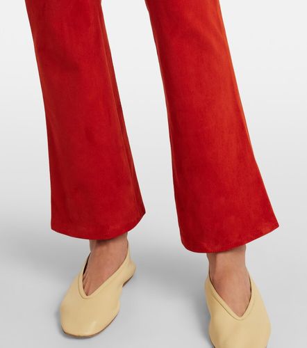 Dean 22 low-rise suede flared pants - Stouls - Modalova