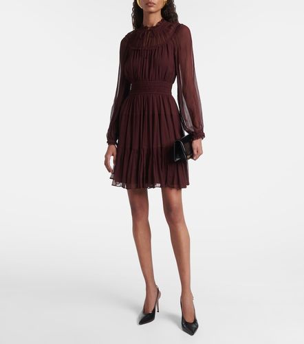 Miniabito Ava in chiffon di seta con fiocco - Ulla Johnson - Modalova