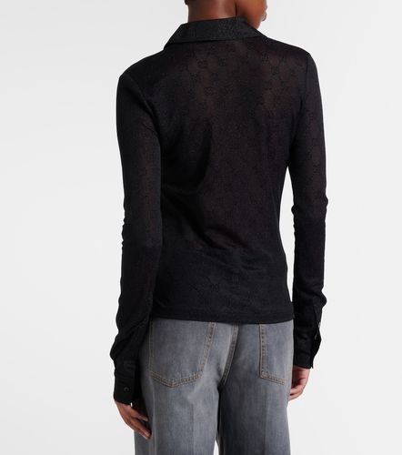 Camicia GG in lamé trasparente - Gucci - Modalova