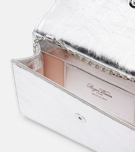 Efflorescence Mini metallic leather clutch - Roger Vivier - Modalova