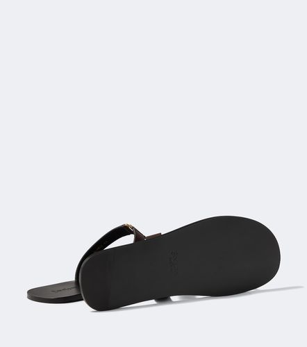 Cassandre leather thong sandals - Saint Laurent - Modalova