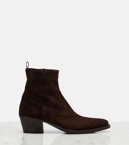 Miu Miu Suede ankle boots - Miu Miu - Modalova