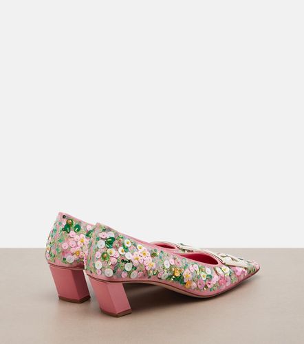 Salones Belle Vivier de satén con cuentas - Roger Vivier - Modalova