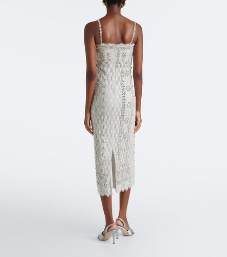 Abito midi Leona in pizzo con perline - Costarellos - Modalova