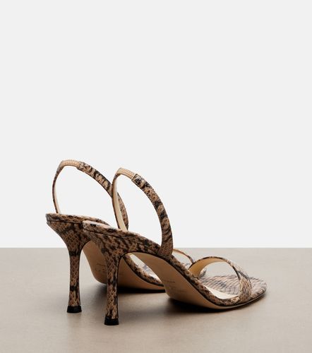 Jenn snake-effect leather slingback sandals - Jimmy Choo - Modalova