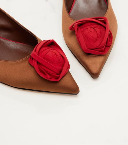Rose Vivier satin slingback pumps - Roger Vivier - Modalova