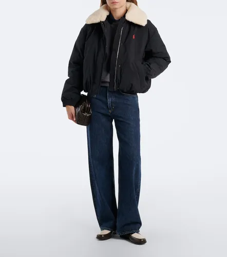 Teddy-trimmed blouson jacket - Polo Ralph Lauren - Modalova