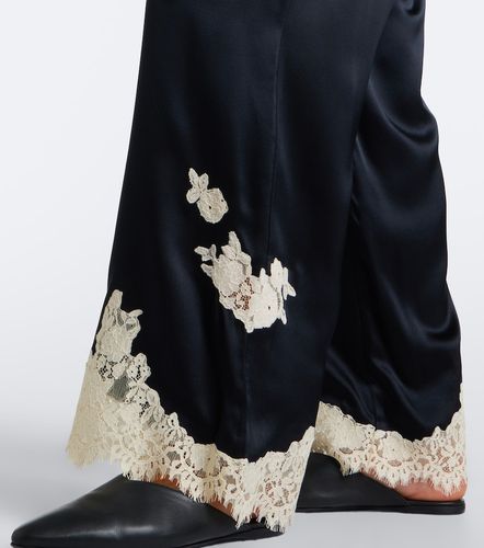 Dôen Pantalones anchos Lavon de satén de seda - Doen - Modalova