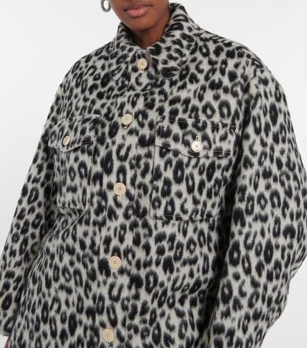 Odelino leopard-print virgin wool jacket - Isabel Marant - Modalova