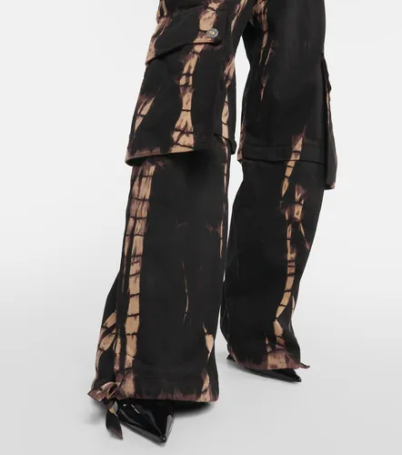 Pantalones cargo en denim tie-dye - Dion Lee - Modalova