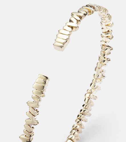 Classic 18kt bangle with diamonds - Suzanne Kalan - Modalova