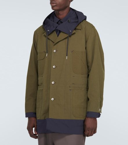 Abrigo en mezcla de algodón reversible - Sacai - Modalova