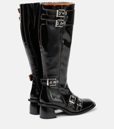 Botas altas Feminine de piel sintética - Ganni - Modalova