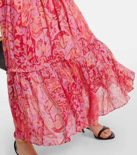 Rixo Neena silk chiffon lame gown - Rixo - Modalova