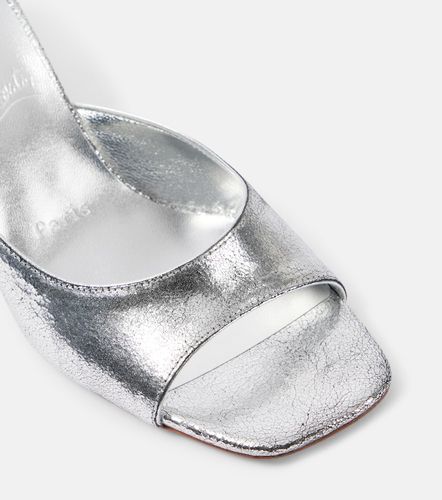 Metallic Mules Condora 55 aus Leder - Christian Louboutin - Modalova