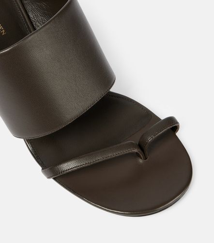 Mules de piel con cuña - Dries Van Noten - Modalova