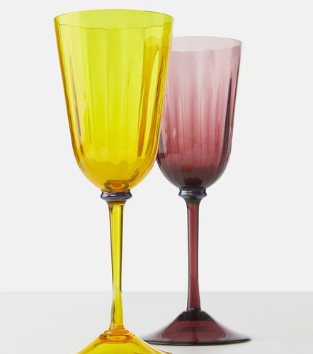 Set de 8 copas de vino Rainbow - La DoubleJ - Modalova
