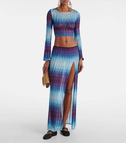 Missoni Crop top de lamé en zigzag - Missoni - Modalova