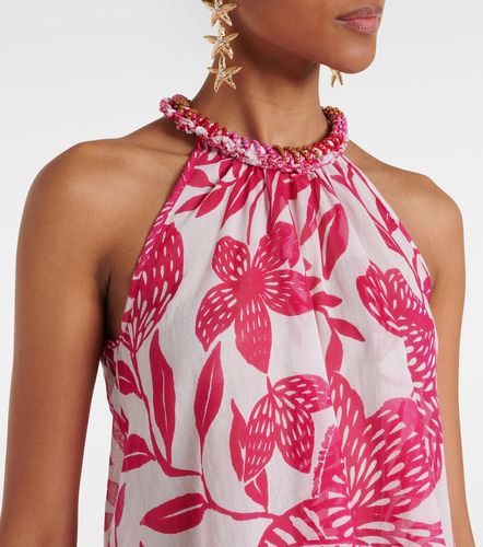 Top Cleo de algodón con cuentas florales - Poupette St Barth - Modalova