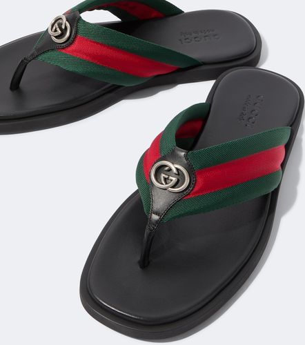 Gucci Sandalen GG Web Stripe - Gucci - Modalova