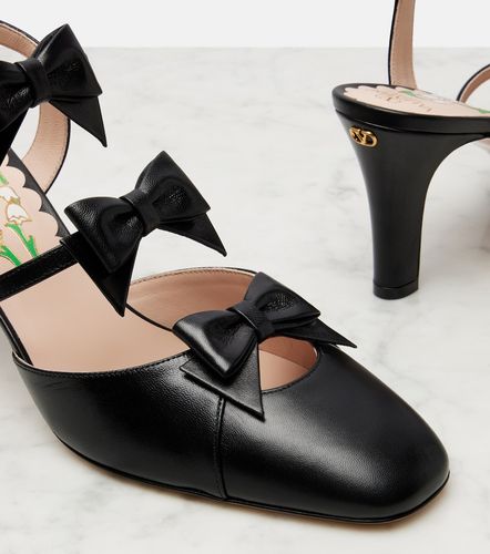 Bowow 75 leather slingback pumps - Valentino Garavani - Modalova