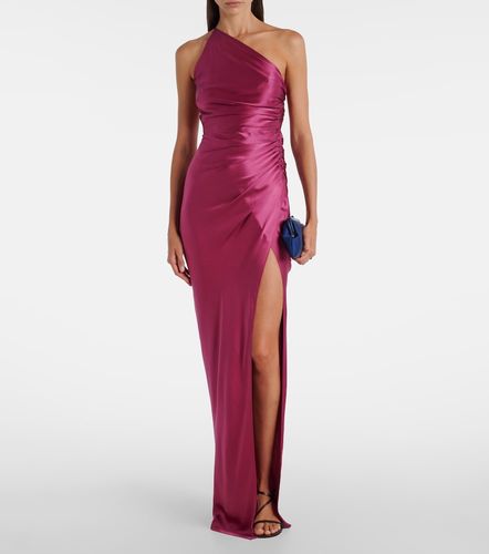 Asymmetric gathered silk satin gown - The Sei - Modalova