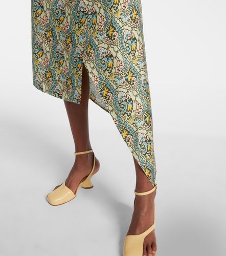 Vestido envolvente en satén de seda - Tory Burch - Modalova